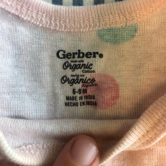 Carters 9M Pineapple Dress with Bonus Organic Onsi - Picture 9 of 10